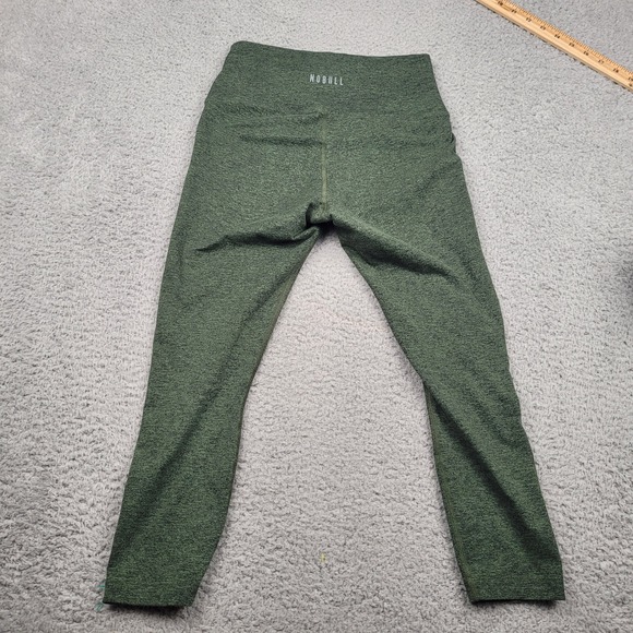 NOBULL Womens Green Heathered Leggings‎ Workout Pants high waist Size S - Picture 7 of 7